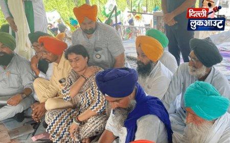 पहलवान विनेश फोगाट ने शंभू बॉर्डर पहुंचकर किसान आंदोलन का समर्थन किया। कहा किसानो को बोलने का हक