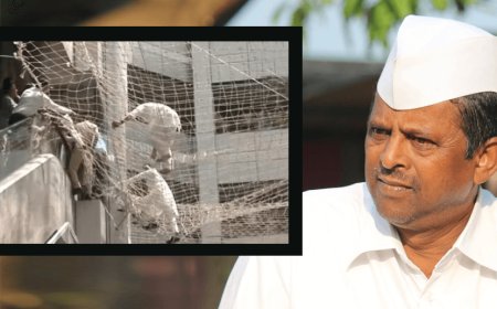 आदिवासी समुदाय के आंदोलन में नेता जी कूद गए मंत्रालय की तीसरी मंजिल से! नीचे लगी थी जाली