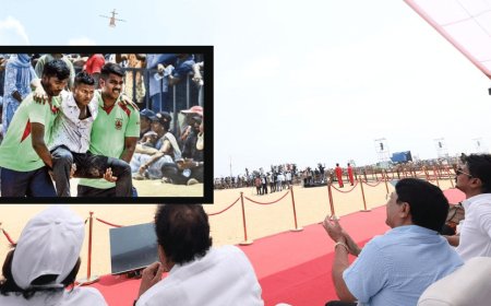 हद है! भारतीय वायुसेना की 92वीं वर्षगांठ में मरीना बीच एयरशो में हुई भगदड़ 5 से ज्यादा लोगो की मौत! 40 से ज्यादा घायल