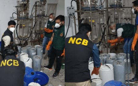 मेथामफेटामाइन मैन्युफैक्चरिंग लैब का भंडाफोड़! तिहाड़ जेल का वार्डन चला रहा था लैब! 95 किलो ड्रग्स भी बरामद