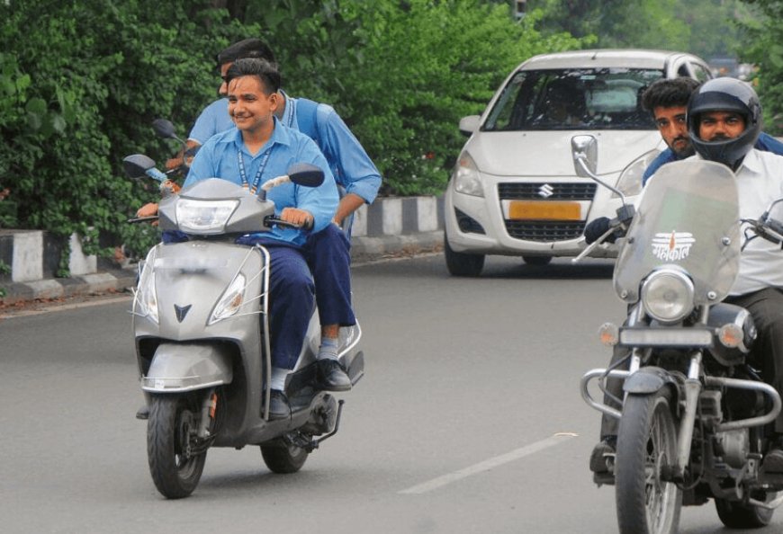 अगर आपने अपने नाबालिब बच्चे को दी बाईक तो 27 हजार का कटेगा चलान! आर सी भी रद्द