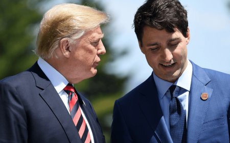 कनाडा के प्रधानमंत्री जस्टिन ट्रूडोे को राष्ट्रपति डोनाल्ड ट्रंप  की धमकी! अगर देश नही संभलता तो अमेरिका में विलय कर लो!