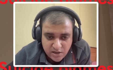 मेरे मरने के बाद अंतिम संस्कार में पत्नी के घरिवार वालों का कोई शख्स नहीं आना चाहिए-  24 पेज का सुसाइड नोट