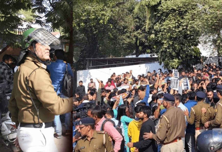 बीपीएससी 70वीं प्रीलिम्स परीक्षा में  अभ्यर्थियों  पर पुलिस का लाठी चार्ज