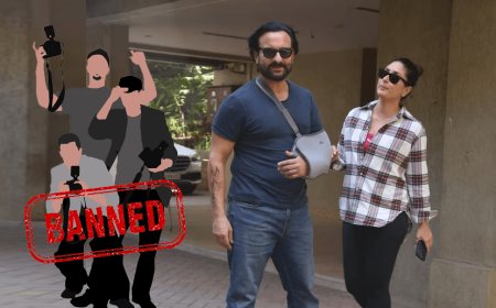 सैफ अली खान और करीना कपूर का पैपराजी को फरमान! फोटो खिंचने के लिए उनके पीछे ना पड़े! बच्चों से दूर रहे पैपराजी