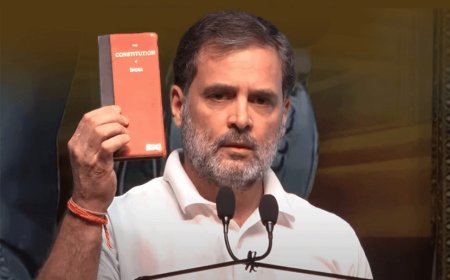 लोकसभा में गरजे राहुल गांधी! कहा वोटर लिस्ट फर्जीवाड़े पर क्यूं सरकार बात नही करती