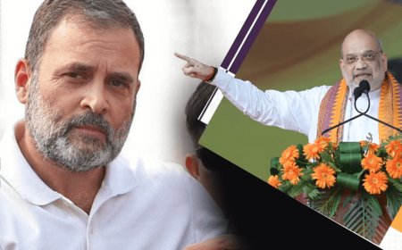 संसद में गृहमंत्री का राहुल गांघी पर कटाक्ष जो काला चश्मा पहनकर बैठे है उनहें विकास नही दिखाई देगा!