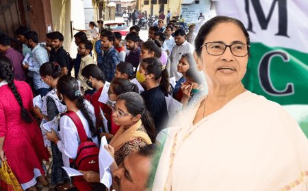 पश्चिम बंगाल में शिक्षक भर्ती घोटाले को लेकर भाजपा ने कहा जेल जाएंगी सीएम ममता बनर्जी