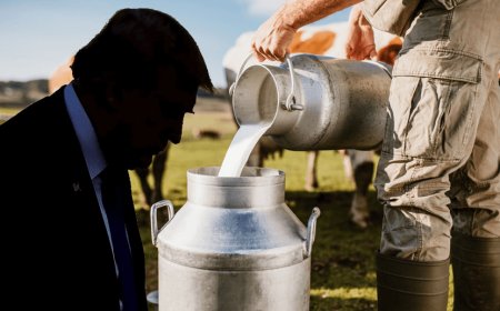 अमेरिका गाय के मांसाहारी दूध का क्या है मामला! आखिर क्यूं भेजना चाहता अमेरिका गाय का मांसाहारी दूध