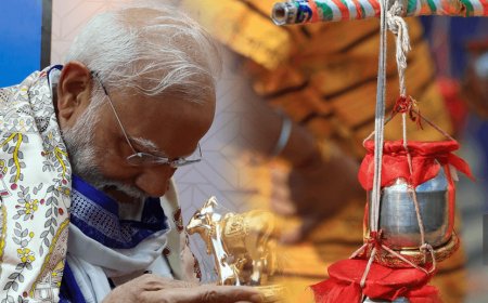 प्रधानमंत्री मोदी के 75वें जन्मदिन पर 75 याजनाओं के नाम पर 75 लीटर पवित्र गंगाजल की कांवड! कावडिये ने कहा प्रधानमंत्री से मिलकर कहेंगे "करें 75 लीटर गंगाजल से स्नान"