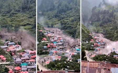 धराली में बादल फटने से हुई भारी तबाही के बाद! कल फिर भारी बारिश के संकेत! सब कुछ तबाह हो गया धराली में