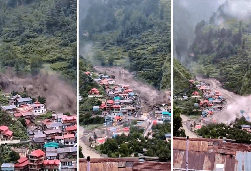धराली में बादल फटने से हुई भारी तबाही के बाद! कल फिर भारी बारिश के संकेत! सब कुछ तबाह हो गया धराली में