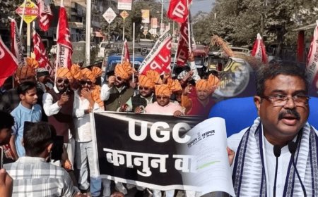 देशभर में UGC के नए नियम को लेकर भारी विवाद!केंद्रीय मंत्री धर्मेंद्र प्रधान ने कहा कि किसी के साथ भेदभाव नहीं होगा!