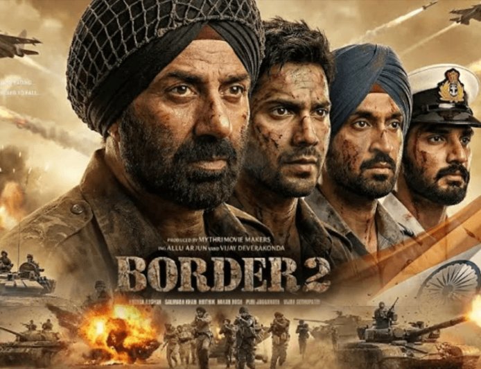 बॉर्डर 2 फिल्म ने 54.5 करोड़ का कलेक्शन किया. चौथे दिन फिल्म ने 59 करोड़ की कमाई की थी. फिल्म की कमाई में 8.26 परसेंट की ग्रोथ दिखी. फिल्म का चार दिन का टोटल कलेक्शन 180 करोड़ हो गया है.