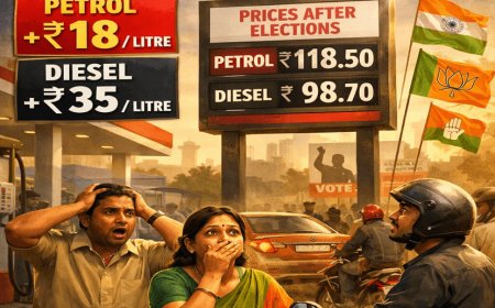 चुनाव तक ले लो मौज! चुनाव के तुरंत बाद बढ़ेंगे पेट्रोल पर 18रूपए और डीजल 35 रूपए प्रति लीटर
