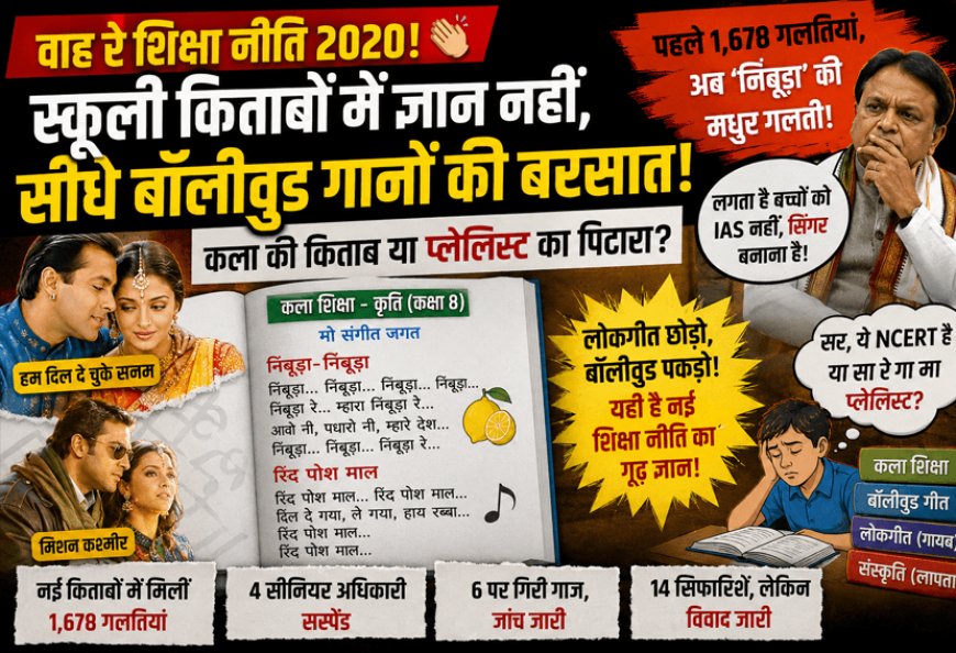 ओड़िशा की आठवीं की किताब में 'निंबूड़ा-निंबूड़ा' की एंट्री, नई शिक्षा नीति पर फिर उठे सवाल