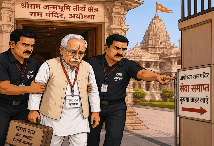 बड़ी खबर: राम मंदिर ट्रस्ट में बड़ा फैसला, चंपत राय का इस्तीफा मंजूर; चढ़ावा विवाद पर कड़ा रुख