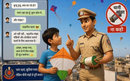 GEN Z STYLE - ‘कूचू पुचू’ के बहाने दिल्ली पुलिस का बड़ा संदेश, पतंग उड़ाओ लेकिन चीनी मांझे से रहो दूर!