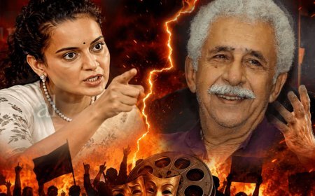 कंगना का नसीरुद्दीन शाह पर करारा वार: ‘कुत्ता कहलाना मंजूर, लोमड़ी बनना नहीं’—बॉलीवुड की चुप्पी पर छिड़ी जुबानी जंग