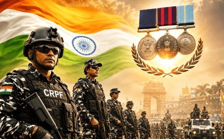 CRPF का शौर्य सलाम! भारत  के 80वें स्वतंत्रता दिवस पर सबसे ज्यादा वीरता पदक किए अपने नाम 