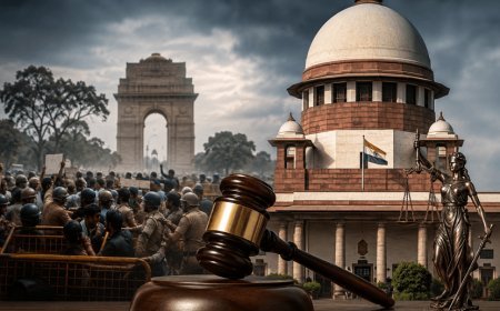 जंतर-मंतर प्रदर्शन पर सुप्रीम कोर्ट सख्त, 5 सदस्यीय कमेटी करेगी पुलिस कार्रवाई की जांच