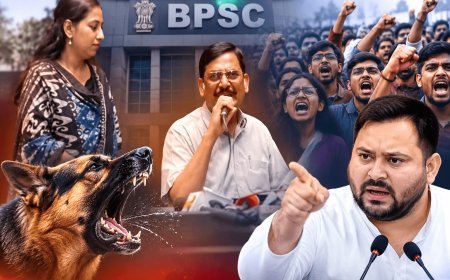 BPSC अधिकारी का विवादित बयान: आंदोलनकारी छात्रों पर ‘कुत्ता भौंके हजार’ टिप्पणी से भड़का आक्रोश, तेजस्वी ने जताया कड़ा विरोध