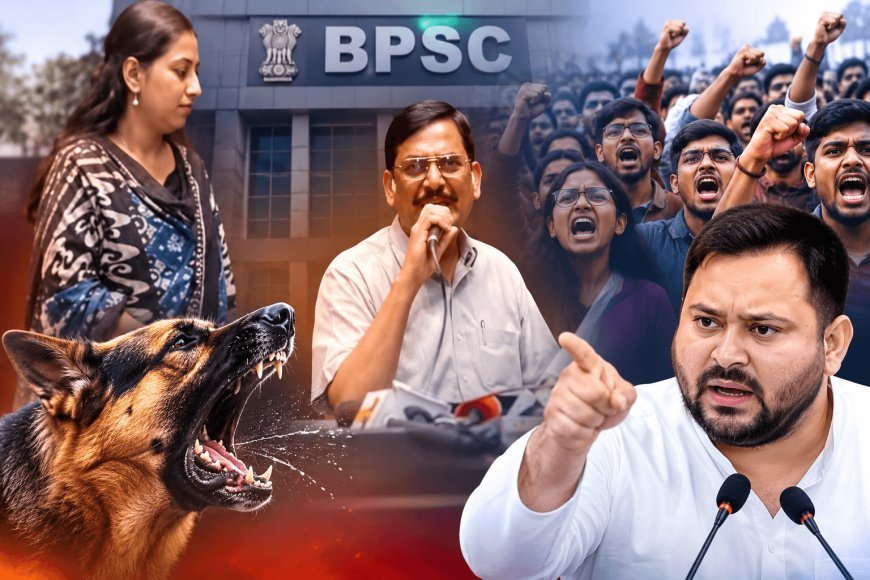 BPSC अधिकारी का विवादित बयान: आंदोलनकारी छात्रों पर ‘कुत्ता भौंके हजार’ टिप्पणी से भड़का आक्रोश, तेजस्वी ने जताया कड़ा विरोध