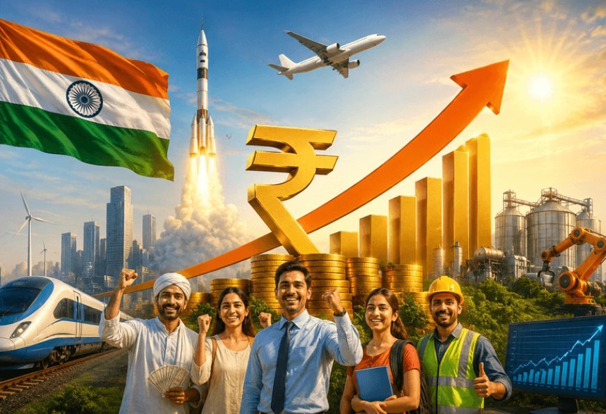 महंगाई की चिंता के बीच भारत की अर्थव्यवस्था ने पकड़ी रफ्तार, पहली तिमाही में GDP ग्रोथ 7.8% MoSPI के ताजा आंकड़ों ने चौंकाया; अप्रैल-जून तिमाही में वास्तविक GDP 7.8% बढ़ी, नॉमिनल GDP में 10.3% की तेजी