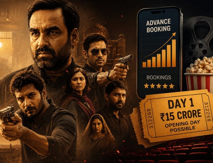 ‘मिर्जापुर: द मूवी’ की रिलीज से पहले बॉक्स ऑफिस पर मचा घमासान! एडवांस बुकिंग ने बढ़ाई उम्मीदें, पहले दिन ₹15 करोड़ तक कमा सकती है फिल्म