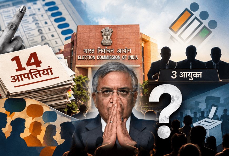 14 आपत्तियां, 3 आयुक्त और एक बड़ा सवाल—क्या चुनाव आयोग के फैसलों में सबकी आवाज बराबर सुनी गई?