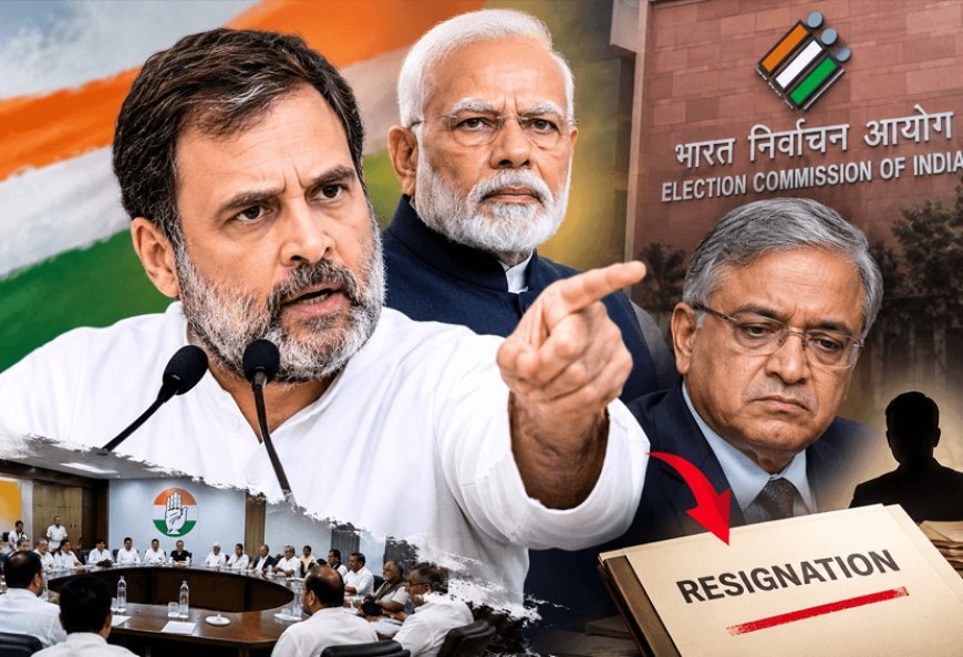 CWC बैठक के बाद राहुल गांधी का बड़ा हमला: “ज्ञानेश कुमार को जाना होगा, PM मोदी खुद कराएंगे इस्तीफा!”
