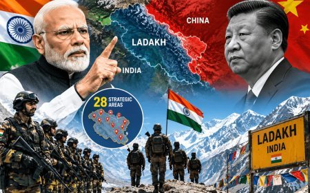 लद्दाख पर चीन की आपत्ति को भारत का दोटूक जवाब: 28 रणनीतिक क्षेत्रों के नाम तय, बीजिंग के दावों से नहीं बदलेगी जमीनी हकीकत