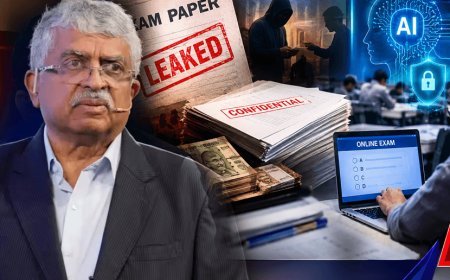 पेपर लीक पर नीलेकणी का बड़ा दांव: ‘जब पेपर बनता है, तो बिकने के लिए तैयार हो जाता है’, क्या AI और डिजिटल परीक्षा व्यवस्था रोक पाएगी धांधली?