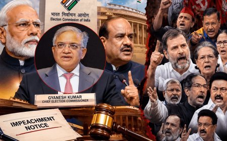 CEC ज्ञानेश कुमार पर सियासी संग्राम तेज! महाभियोग के नोटिस पर ओम बिरला का बड़ा बयान, बोले—‘नियमों के मुताबिक होगी कार्रवाई’