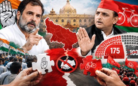 UP Politics: अपनी सियासी जमीन बचाने की लड़ाई में कांग्रेस! सपा से 175 सीटों पर दावेदारी, 100 पर समझौते से इनकार