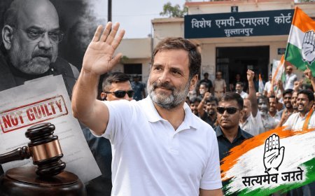 राहुल गांधी को मानहानि केस में बड़ी राहत, 8 साल बाद कोर्ट ने किया बरी; कांग्रेस ने कहा—‘सत्यमेव जयते’