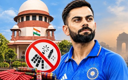 दिल्ली में पटाखों पर पूरी तरह बैन के पक्ष में नहीं सुप्रीम कोर्ट, विराट कोहली जैसे लोकप्रिय खिलाड़ियों और अन्य मशहूर हस्तियों की मदद क्यों नहीं ली जाती?