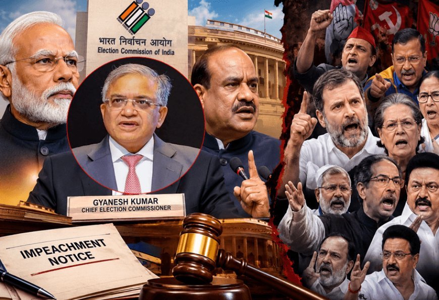 CEC ज्ञानेश कुमार पर सियासी संग्राम तेज! महाभियोग के नोटिस पर ओम बिरला का बड़ा बयान, बोले—‘नियमों के मुताबिक होगी कार्रवाई’